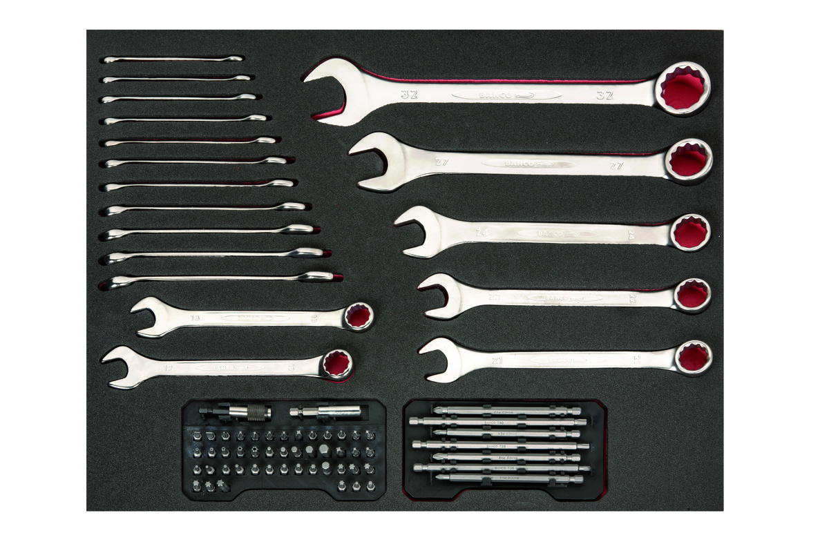 Bahco Foaminlay Fit&Go 3 3 met sleutels en bits 19-delig FF1A104