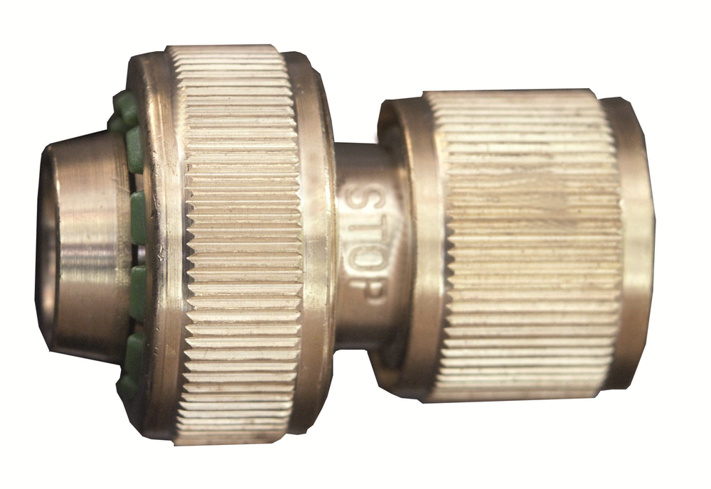 Cornat Garden Messing Slangstuk 3 4Sl-Stop FLOR89521