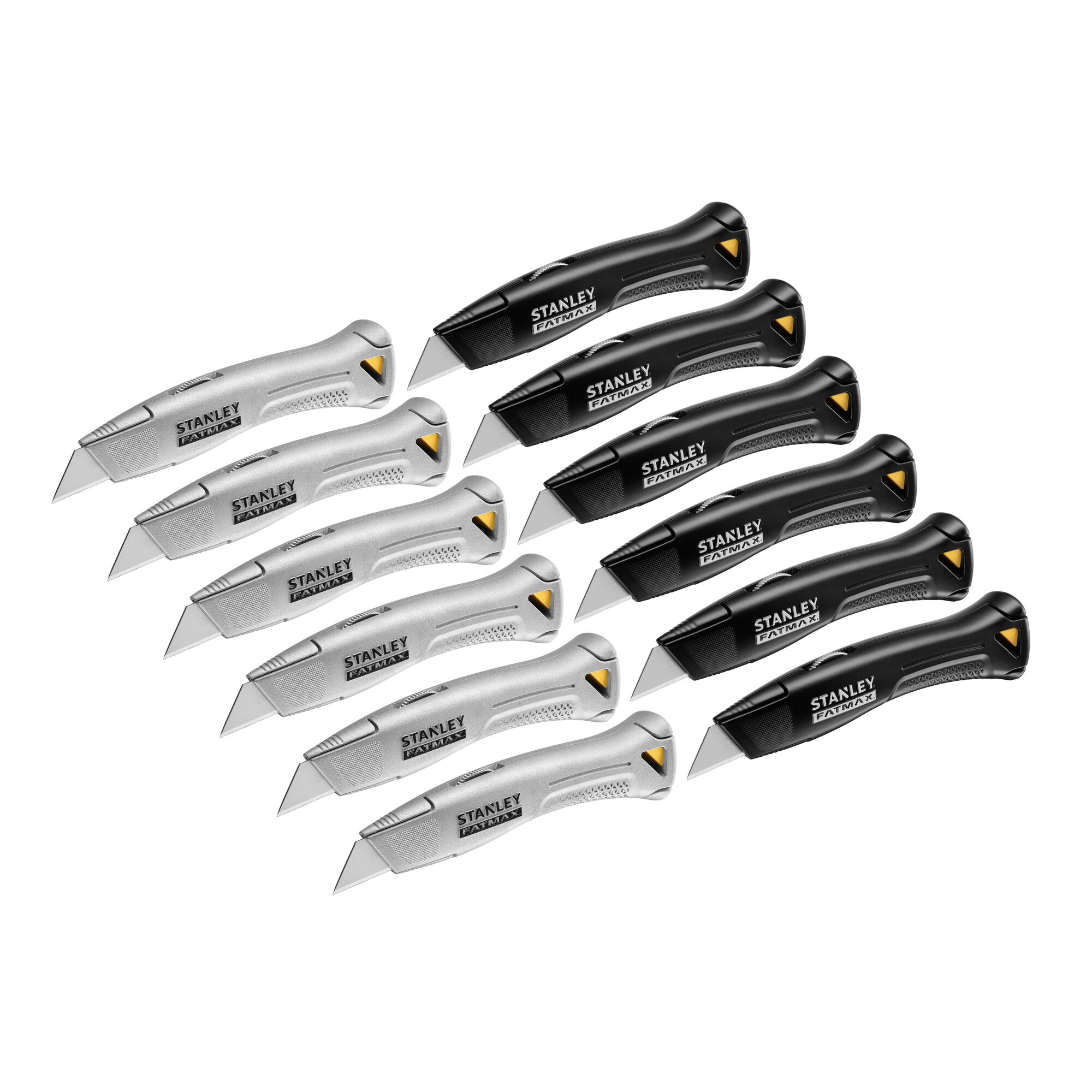Stanley handgereedschap FATMAX Pro vast mes | Zwart (×6) | Zilver (×6) - FMHT10502-9