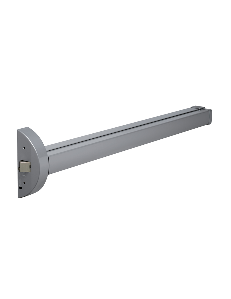 Lips FLBR101E Paniekopener Freedom Line Model R | met duwbalk | 1 sluitpunt met nachtschootblokkering | 1160mm kleur rood/zilvergrijs - 7225488
