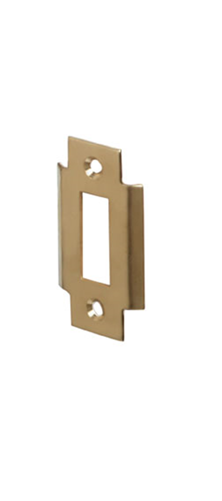 Lips SPT2072 Sluitplaat voor rolloop smalslot 2072 | rechthoekig | messing vernikkeld. | 80 x 44 mm - 7170234