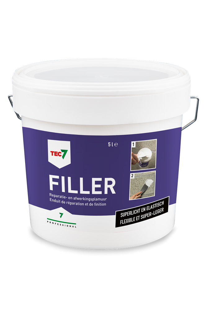 Tec7 Filler emmer Alles-in-één vulmiddel en afwerkingsplamuur 5l - 601005000 601005000