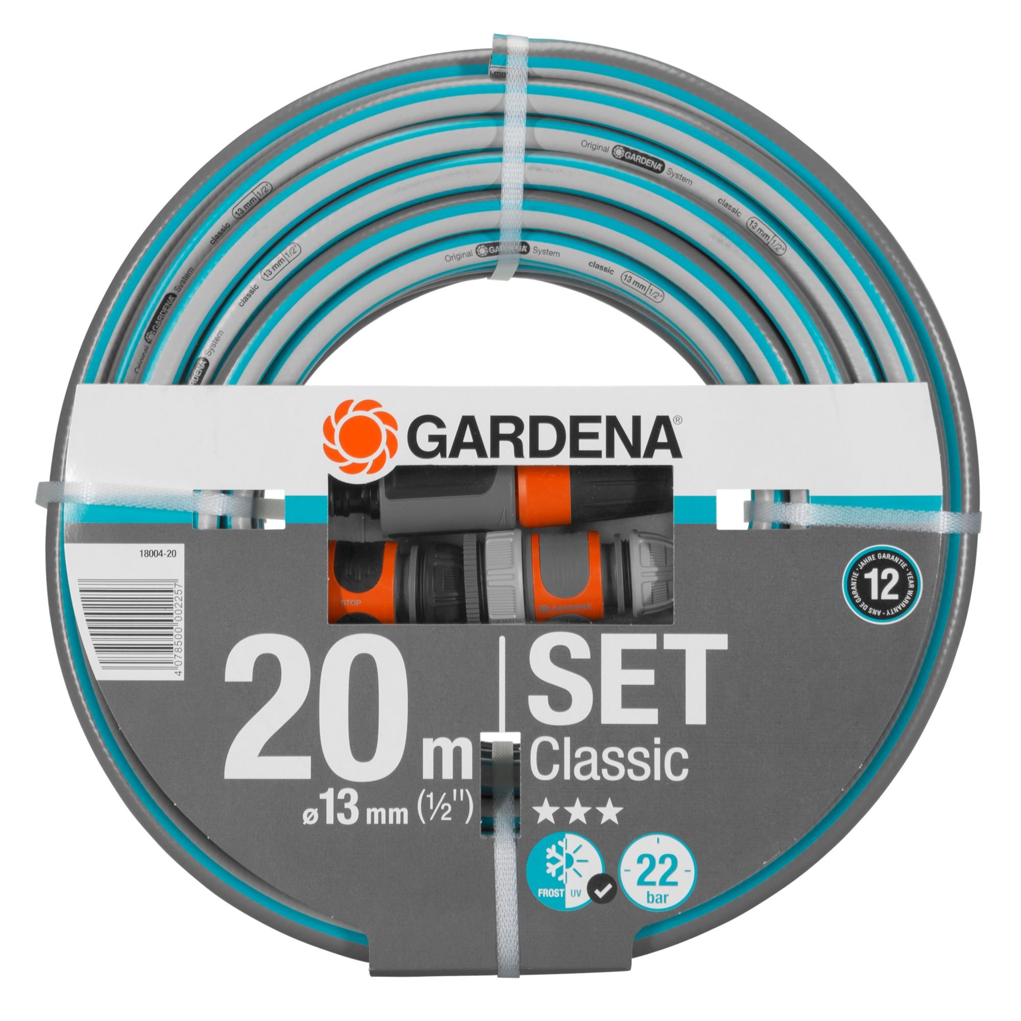 Gardena Tuinslang classic+arm 1/2 inch 20m 18004-20