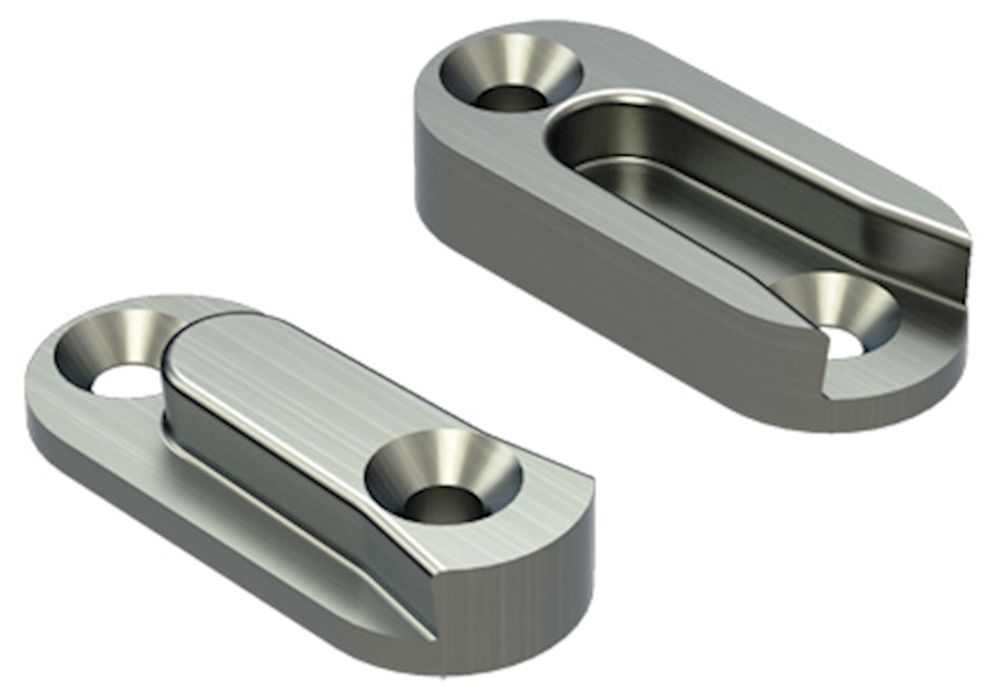 GB Sherpa MINI blinde houtverbinding 40x17x10 25x60 aluminium | 20 stuks - GB09100302