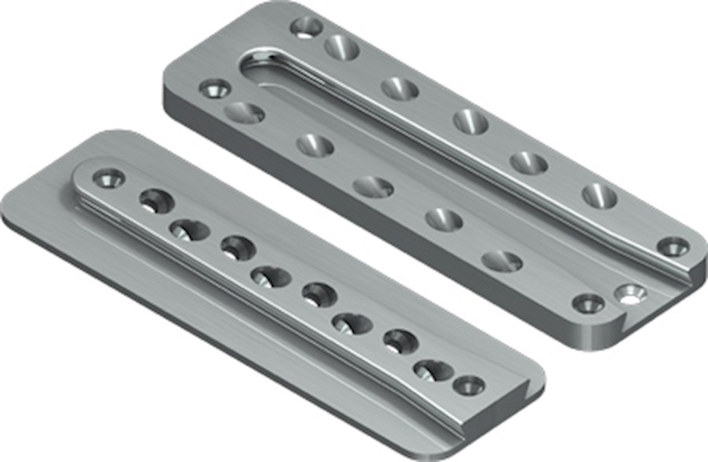 GB Sherpa L blinde houtverbinding 250x80x18 100x280 aluminium | 4 stuks - GB09123883
