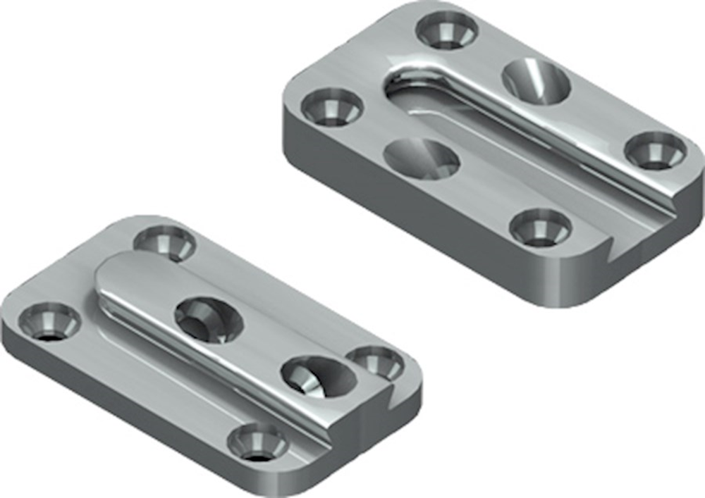 GB Sherpa XS blinde houtverbinding 50x 30x12 50x80 aluminium | 10 stuks - GB09125265