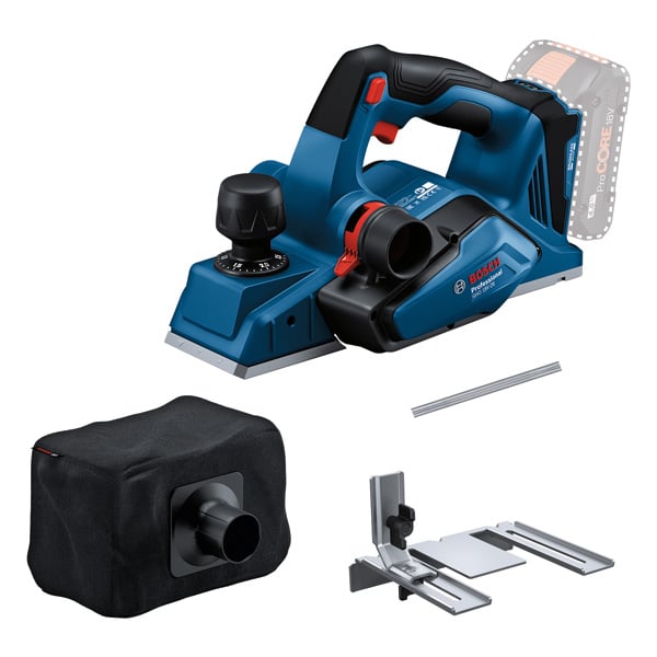 Bosch Blauw GHO 18V-26 Professional | Accu Schaafmachine | Excl. Accu en lader | In doos 06015B5001