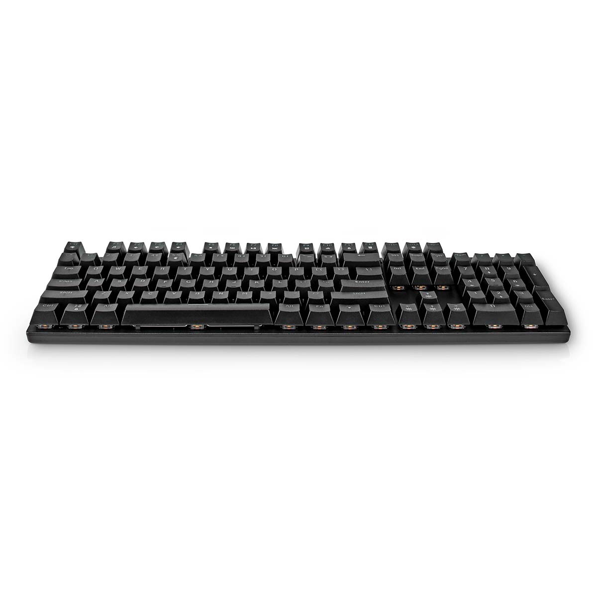 Nedis Bedraad Gaming Toetsenbord | USB Type-A | Mechanische Toetsen | LED | QWERTY | US Internationaal | USB Gevoed | Lengte stroomkabel: 1.50 m |