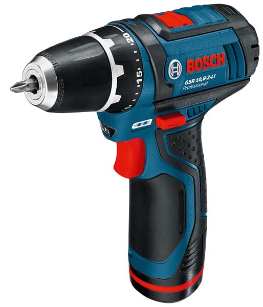 Bosch Blauw GSR 12V-15 accu boorschroevendraaier | 2.0Ah Li-Ion | + L-boxx inlay 060186810C