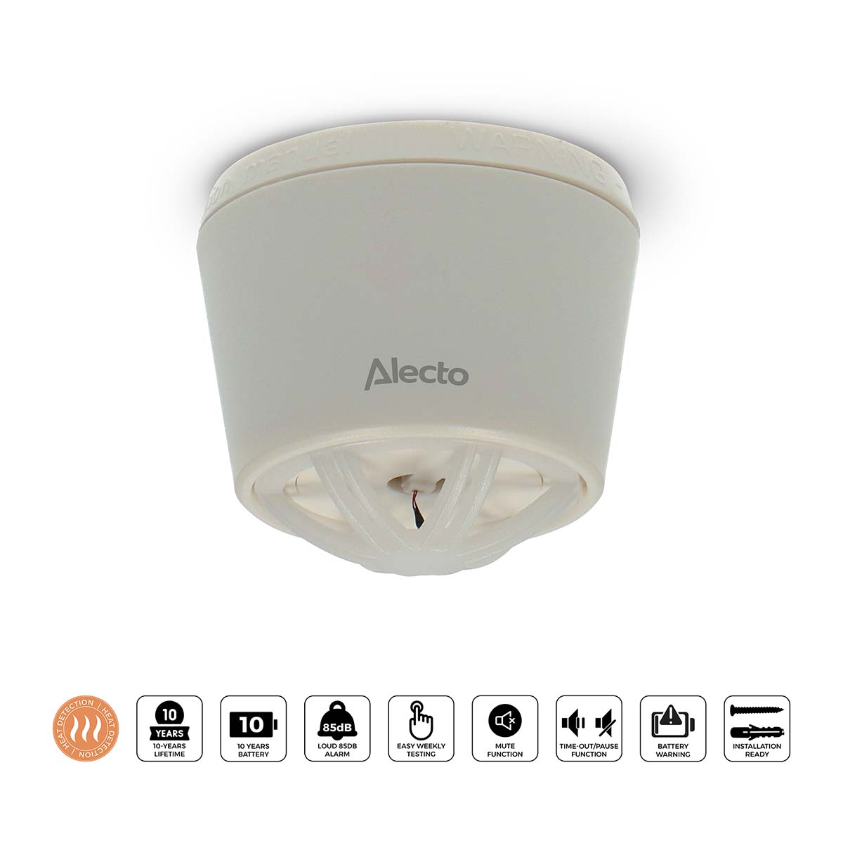 Alecto Hittemelder 10 jaar Wit - HA59