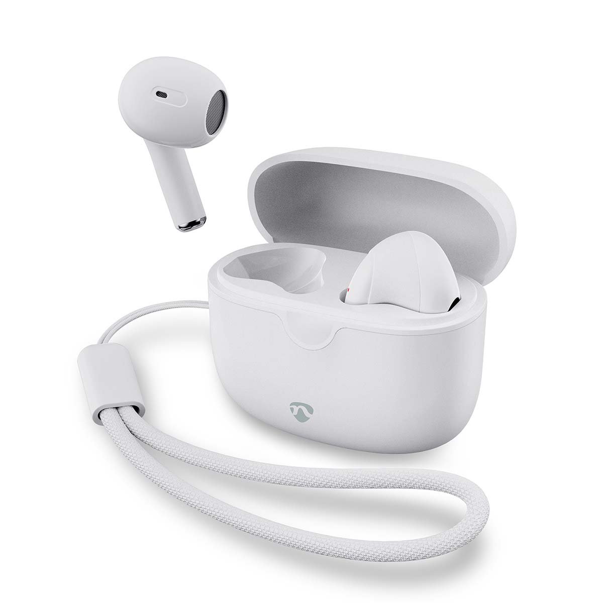 Nedis Volledig Draadloze Oordopjes | Bluetooth | Maximale batterijduur: 16 uur | Aanraakbediening | Charging case | Draadloze oplaadcase | Ingebouwde