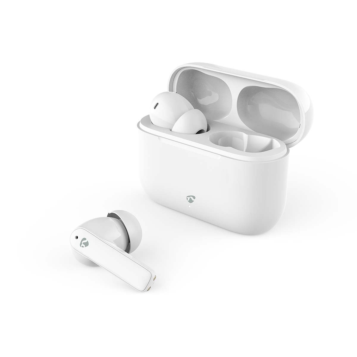 Nedis Volledig Draadloze Oordopjes | ENC (Environmental Noise Cancelling) | Bluetooth | Maximale batterijduur: 24 uur | Aanraakbediening | Charging
