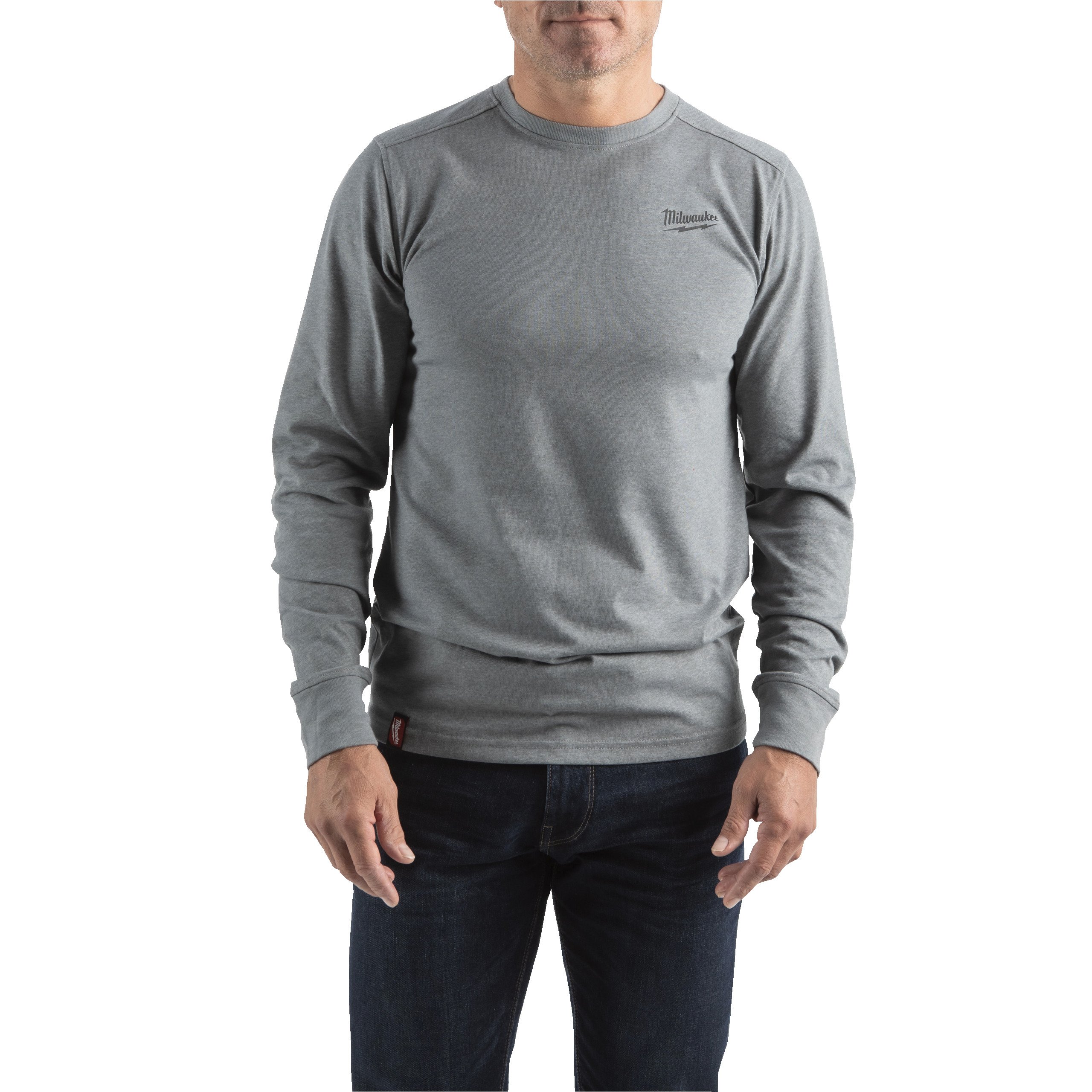 Milwaukee HT LS GR L T-shirt Hybrid long sleeve grey L - 4932492990