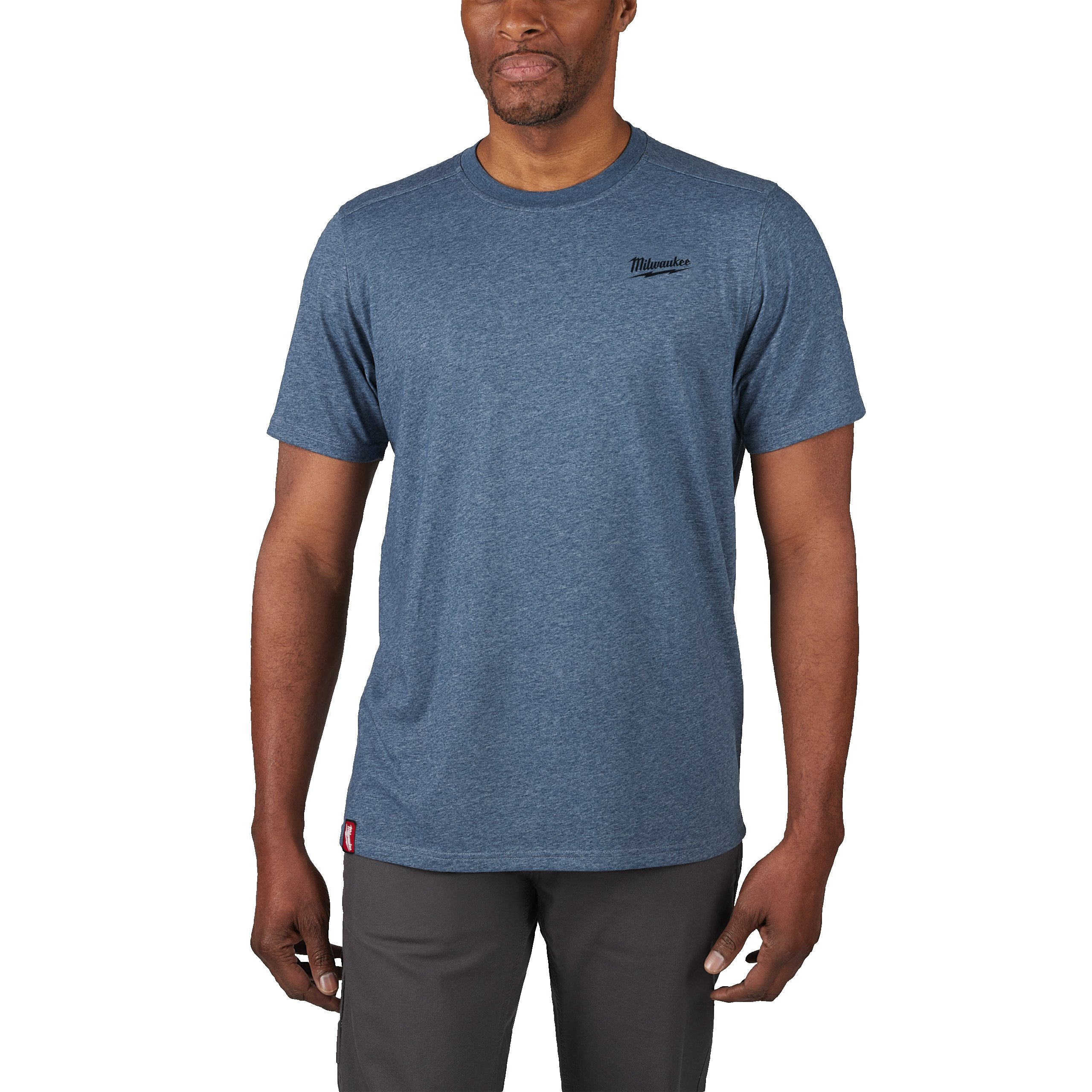 Milwaukee HT SS BLU M T-shirt Hybrid short sleeve blue M - 4932492974