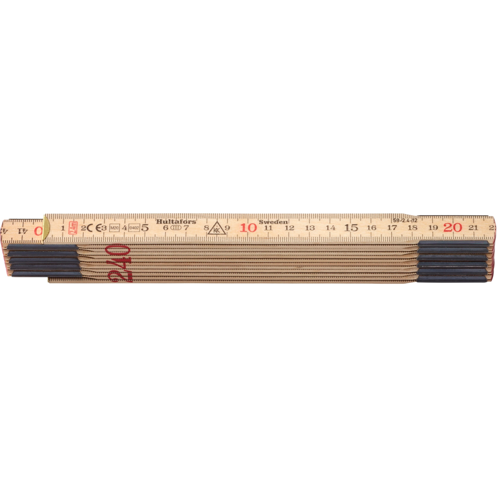 Hultafors Duimstok 59 2.4m | 12-delig - HU100304