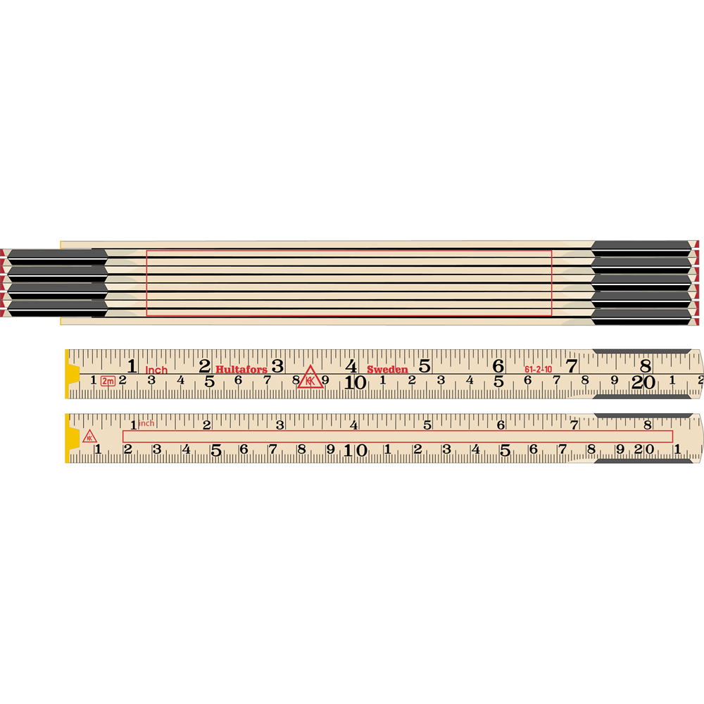Hultafors Duimstok 61 2m | 10-delig - HU100509