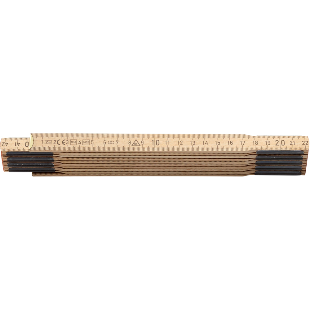 Hultafors Duimstok P600 2m | Houtkleur - HU106010