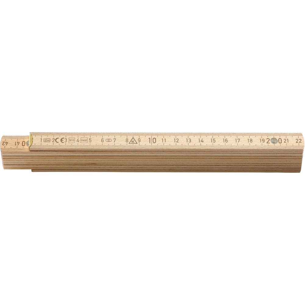 Hultafors Duimstok 3500 2m | Houtkleur - HU108010