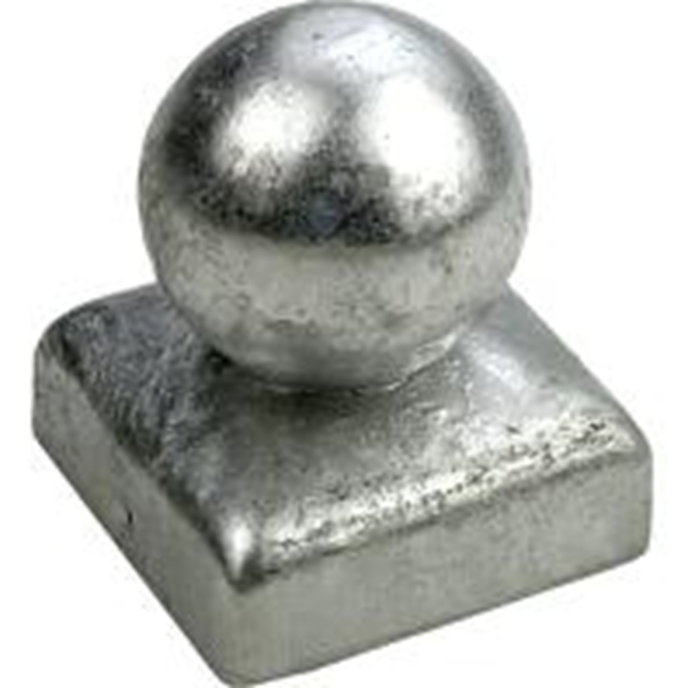 Connex Paalkapje 70X70Mm Met Kogel Vz - HV4292