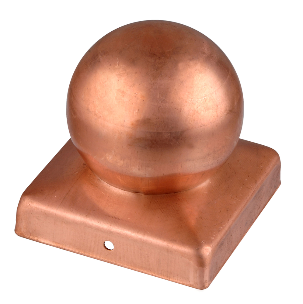 Connex Paalkapje 90X90Mm Met Kogel Cu - HV4299