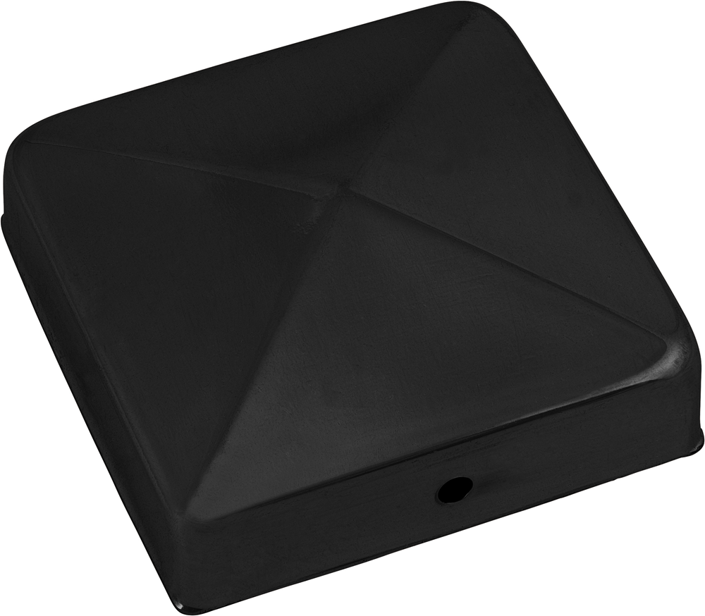 Connex Paalkapje 70X70Mm Zwart - HV4324