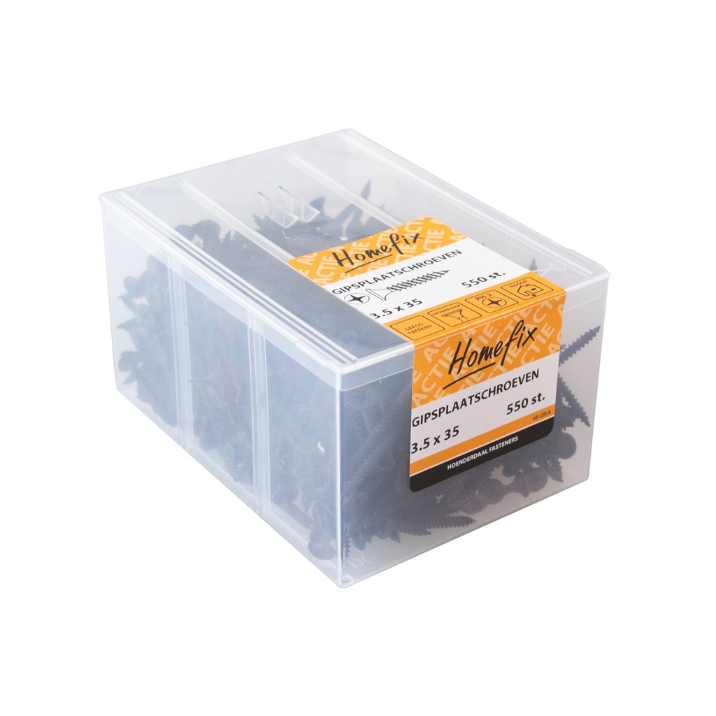 Homefix Actie Gipsplaatschroef Gefosfateerd Fijn PH2 3.5X35 | 550 stuks 8901.01.02020