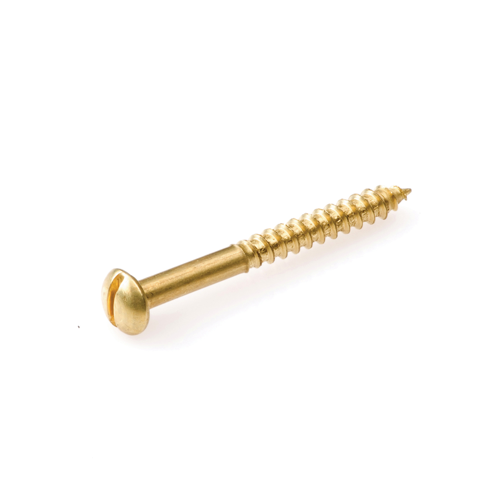 Homefix Houtschroef Messing Blank Bk Zs 2.5X12 | 35 stuks - 6701.20.10010