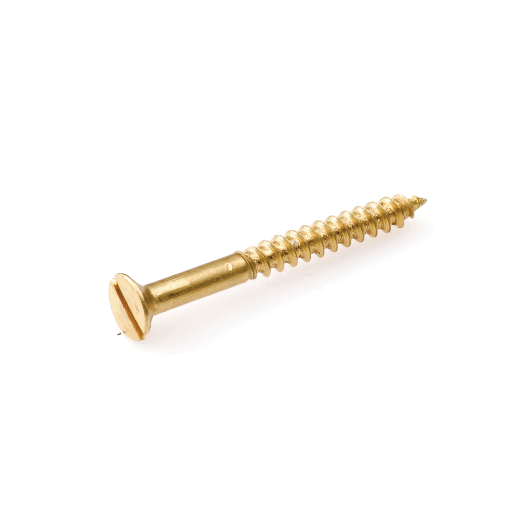Homefix Houtschroef Messing Blank Pk Zs 2.5X16 | 35 stuks - 6701.20.00020