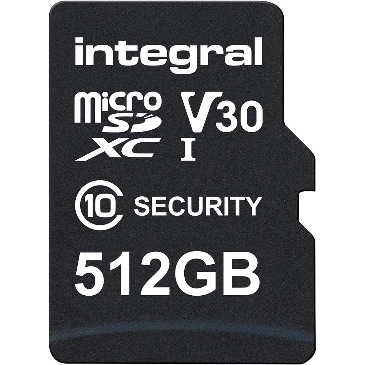 Integral 512 GB Security Camera microSD-kaart voor Dash Cams, Home Cams, CCTV, Body Cams & Drones - INMSDX512G10SE