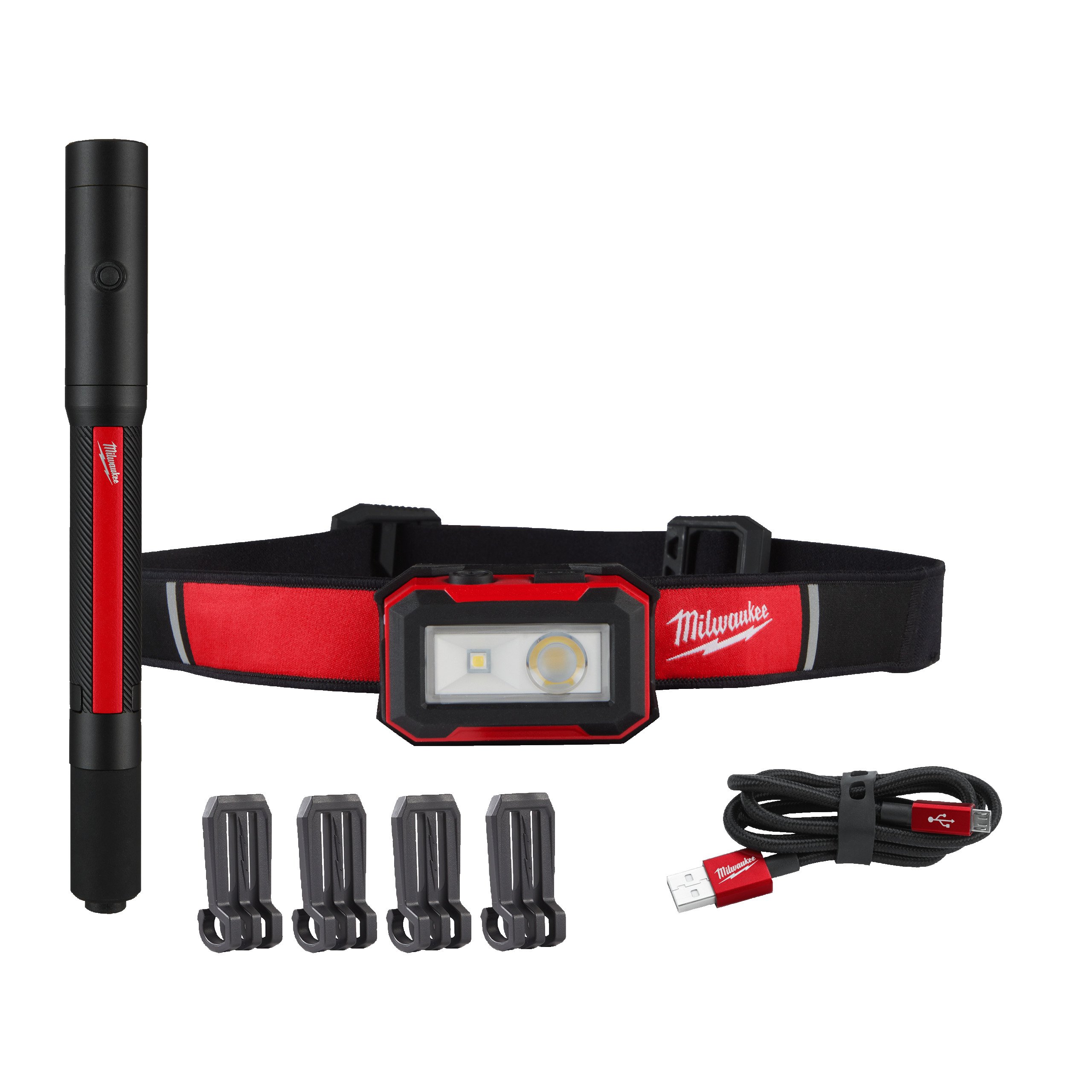 Milwaukee IR HL450PL250 LED oplaadbaar powerpack 2-kit (IR PL, IR HL450) - 4933492104