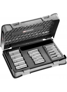 Facom 3/8&apos; Socket Set Deep 12P Mm 16 Dlg - J.404 - J.404