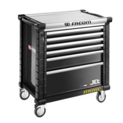 Facom Jet Gereedschapswagen 6 Laden M4 Safety Lock Zwart - JET.6NM4AS - JET.6NM4AS