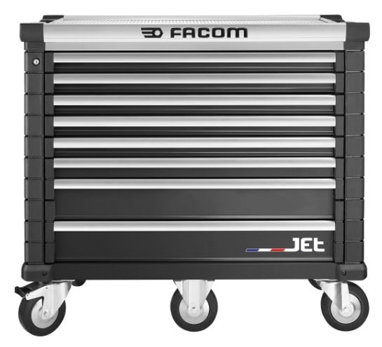 Facom Jet Gereedschapswagen 8 Laden M5 Zwart - JET.8NM5A - JET.8NM5A