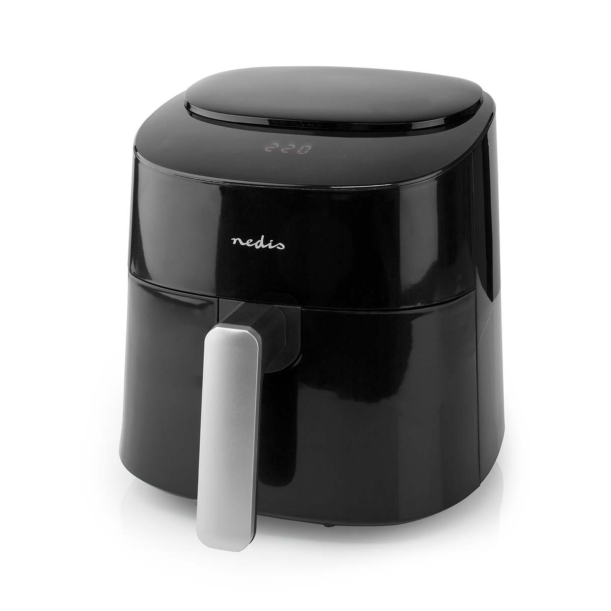 Nedis Heteluchtfriteuse | 4 2 l | Tijdschakelaar: 240 min | Aantal vooraf ingestelde programma&apos;s: 8 | Digitaal | Zwart KAAF160BK