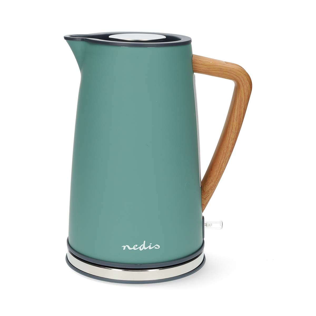 Nedis Waterkoker | 1.7 l | Soft-Touch | Groen | 360 graden draaibaar | Verborgen verwarmingselement | Strix®-controller | Droogkookbeveiliging -
