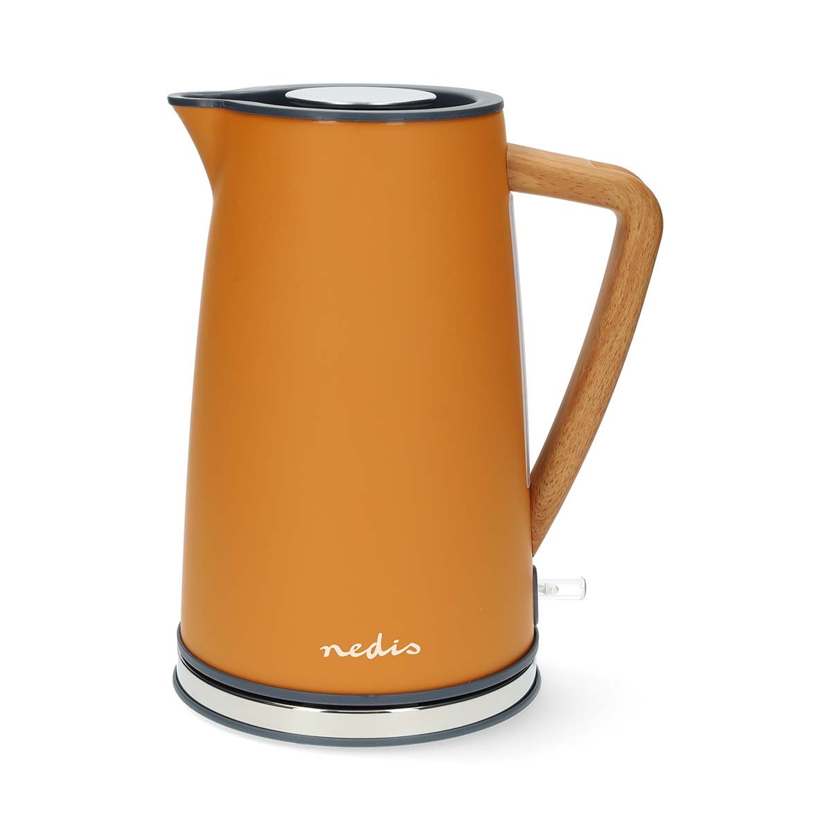Nedis Waterkoker | 1.7 l | Soft-Touch | Oranje | 360 graden draaibaar | Verborgen verwarmingselement | Strix -controller | Droogkookbeveiliging