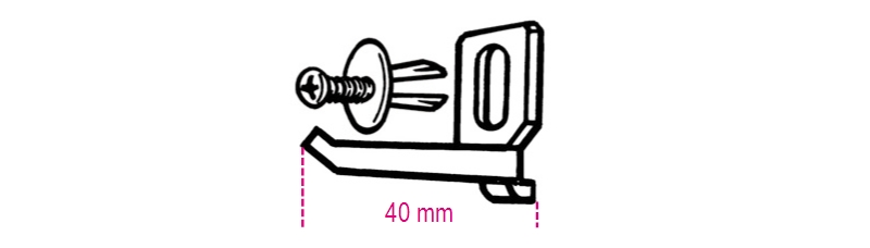 Beta toebehoren voor plaatstaal KIT/GPS - 088880119