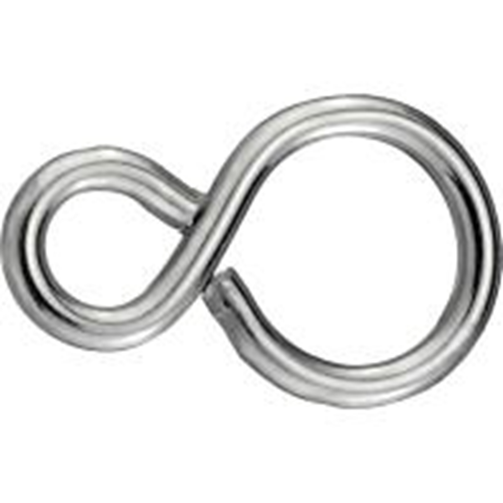 Connex S-Haak Gesloten 40Mm 6St Ni - KY6550012
