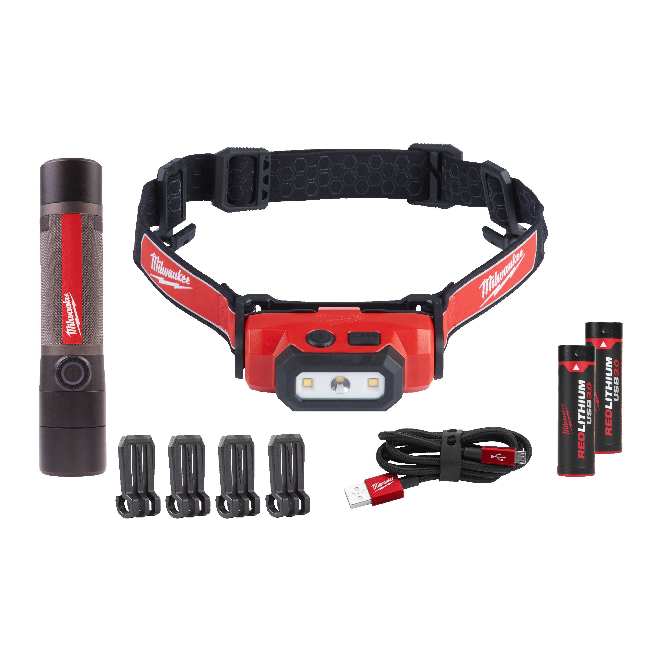 Milwaukee L4 FMHLLED-302 L4 LED powerpack 2-kit (L4 FMLED L4 HL 2 x 3 0Ah) 4933492105