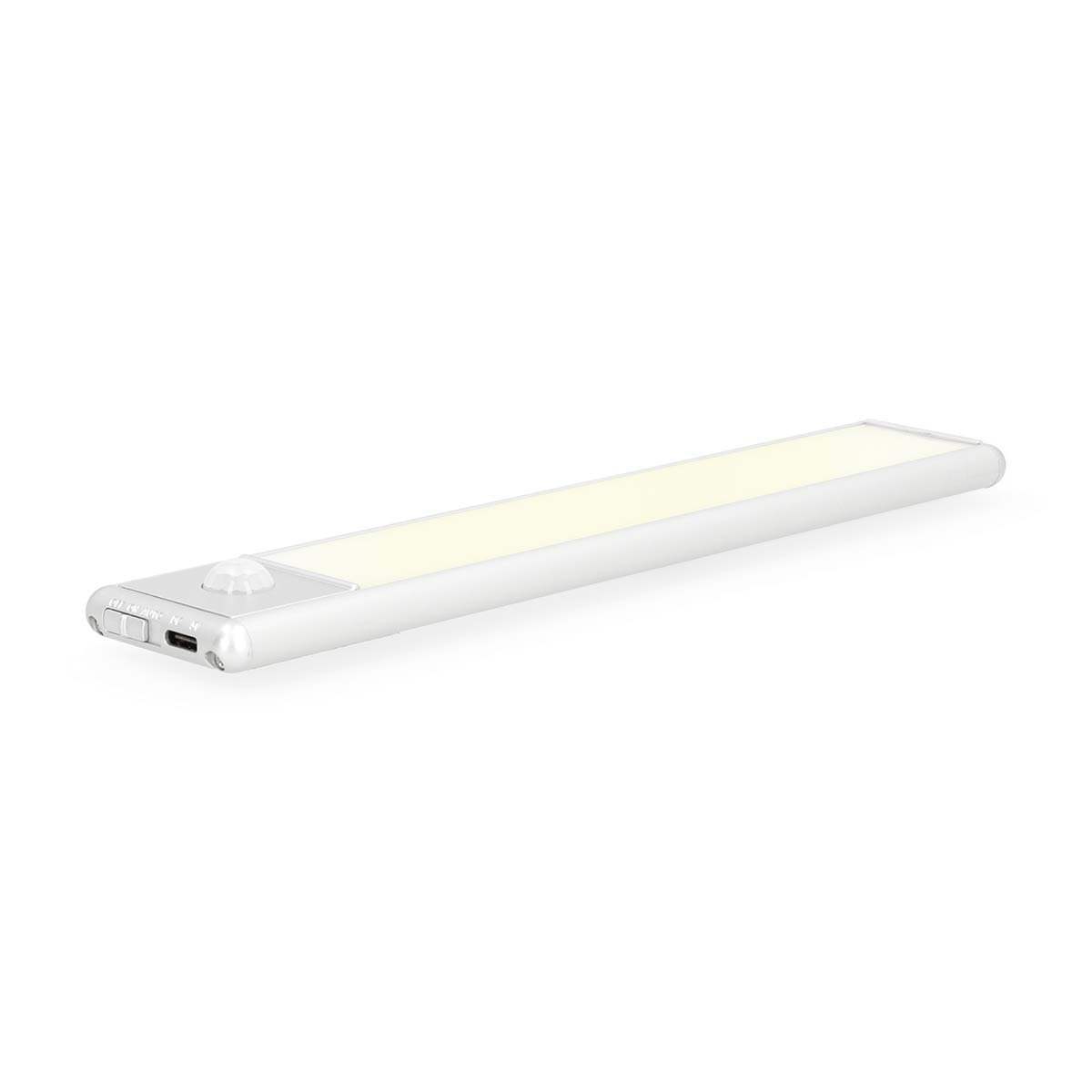 Nedis Kastverlichting | 110 lm | Oplaadbaar | 1100 mAh | Bewegingssensor | 600 min | 5 V DC LCRM01WT