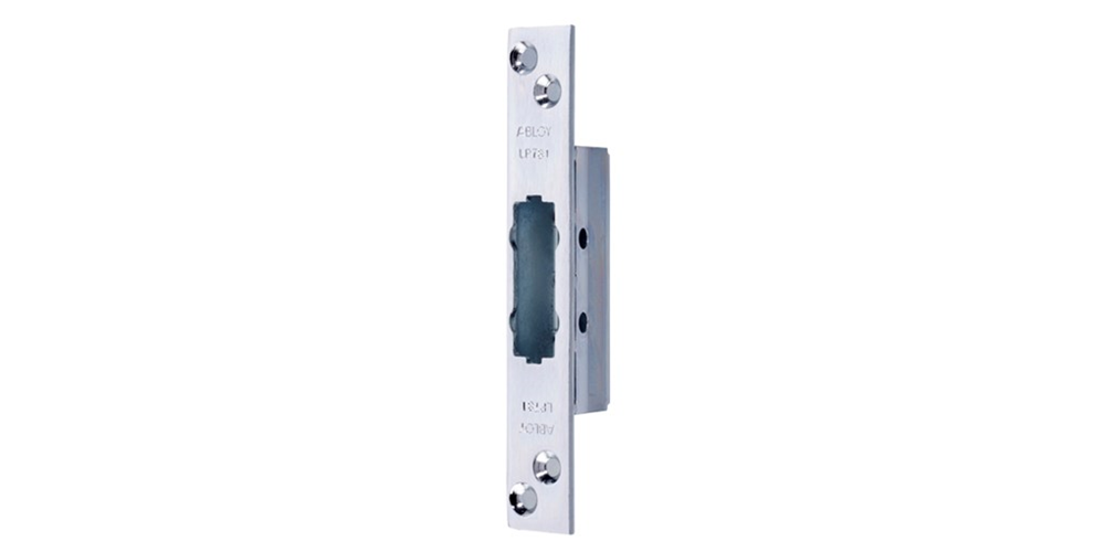 ABLOY LP781 Hoeksluitplaat voor bijzetsloten | rechthoekig 150x27x4mm | voor Sloten DR1/2/3/4. - 10037893