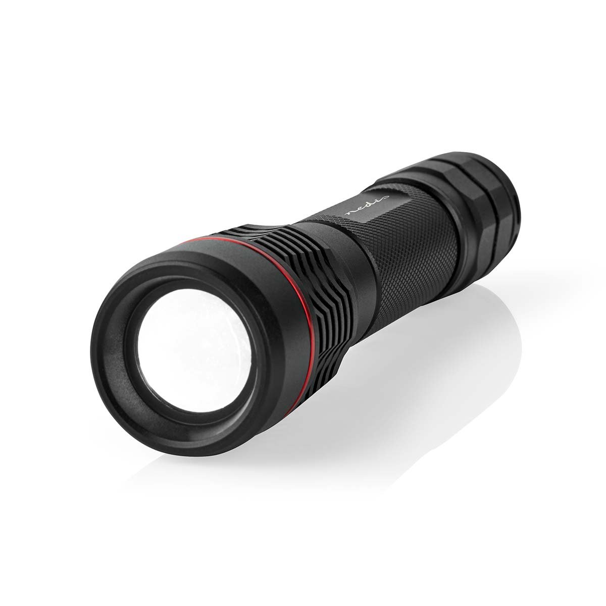 Nedis LED-Zaklamp | Batterij Gevoed | 3.7 V DC | 10 W | Ingebouwde Lithium-Ion | Incl. batterij(en) | Oplaadbaar | Nominale lichtstroom: 1000 lm |