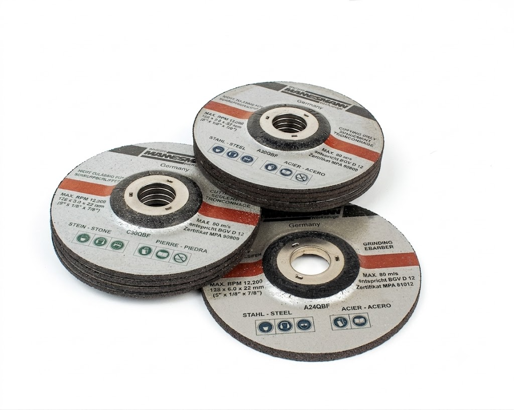 Brüder Mannesmann Zag- en schuurschijvenset diameter 125 mm 10 dlg - 12210