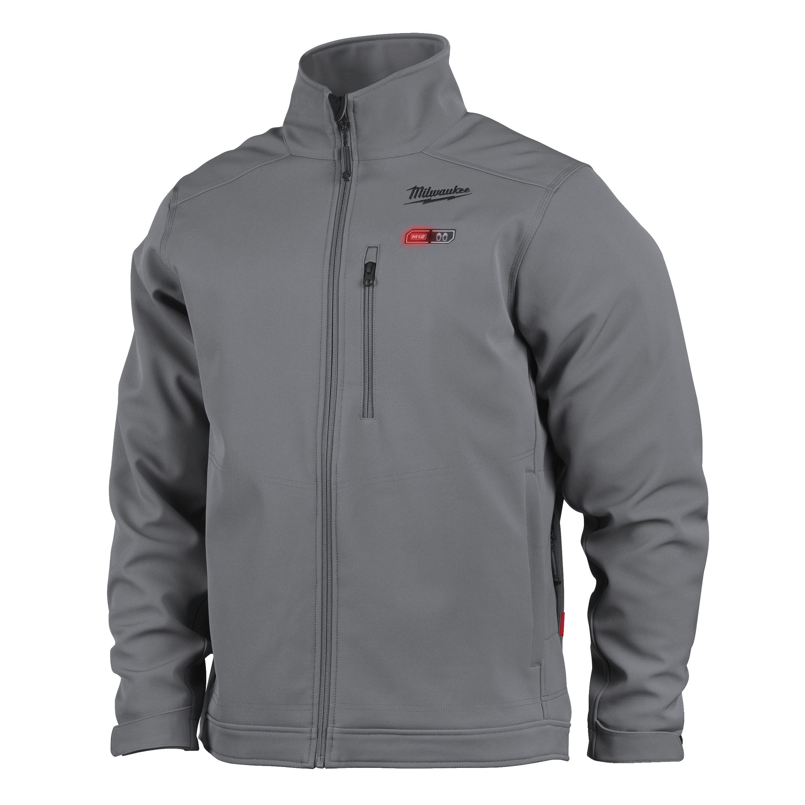 Milwaukee M12 HJGREY5-0 (XXL) | M12 premium heated jacket grijs - 4933478976 - 4933478976