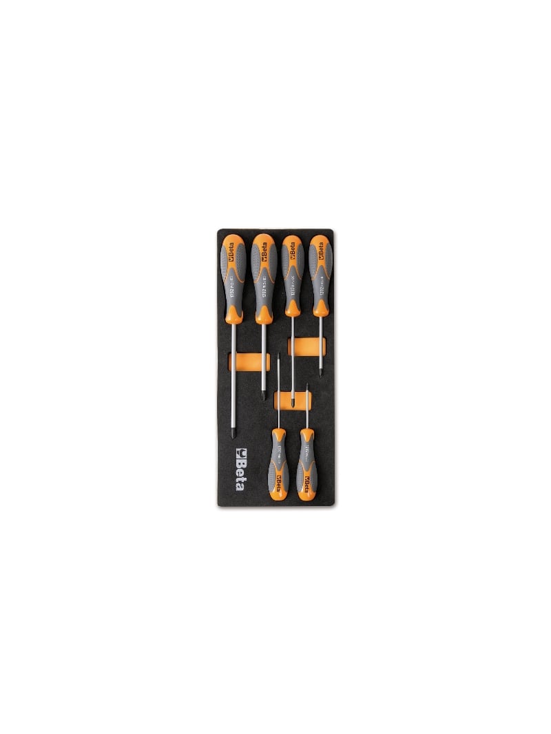 Beta Soepele voorgevormde inzetbakken met assortiment gereedschap M172 - 024500172