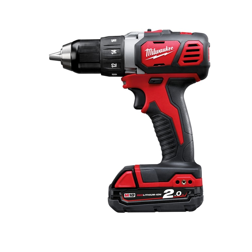 Milwaukee M18 BDD-202C Li-Ion accu-combactboorschroefmachine - 4933443555