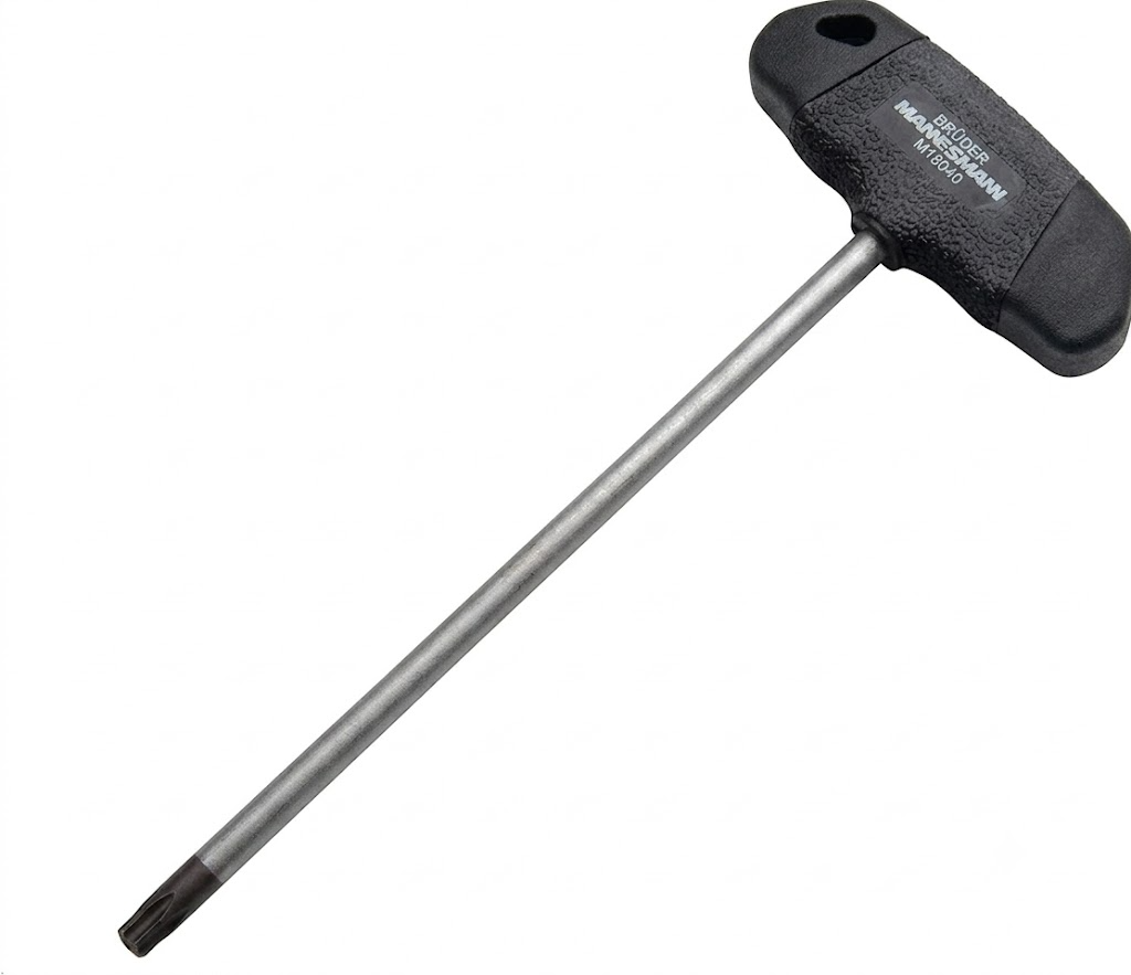 Brüder Mannesmann Schroevendraaier met T-handgreep Soft Grip T-profiel T9 - 18033