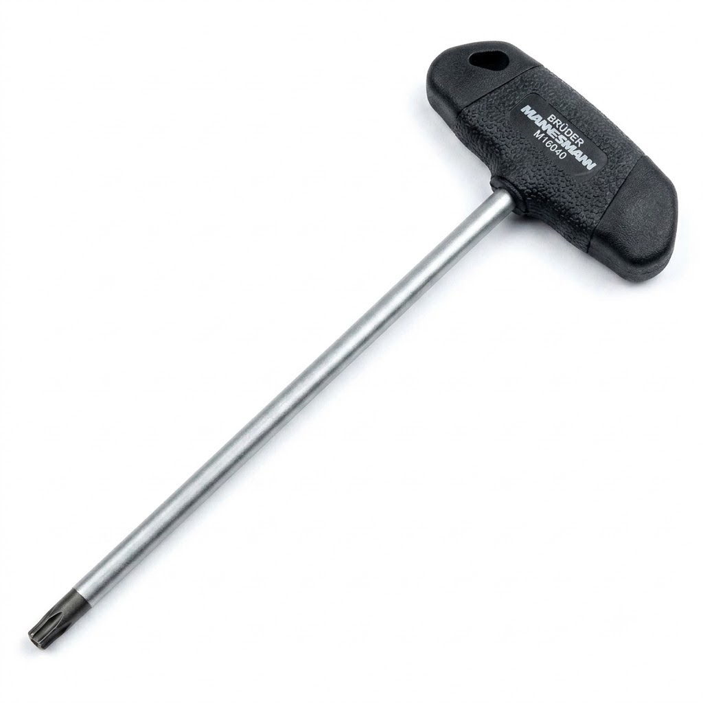 Brüder Mannesmann Schroevendraaier met T-handgreep softgrip T-profiel T20 - 18036