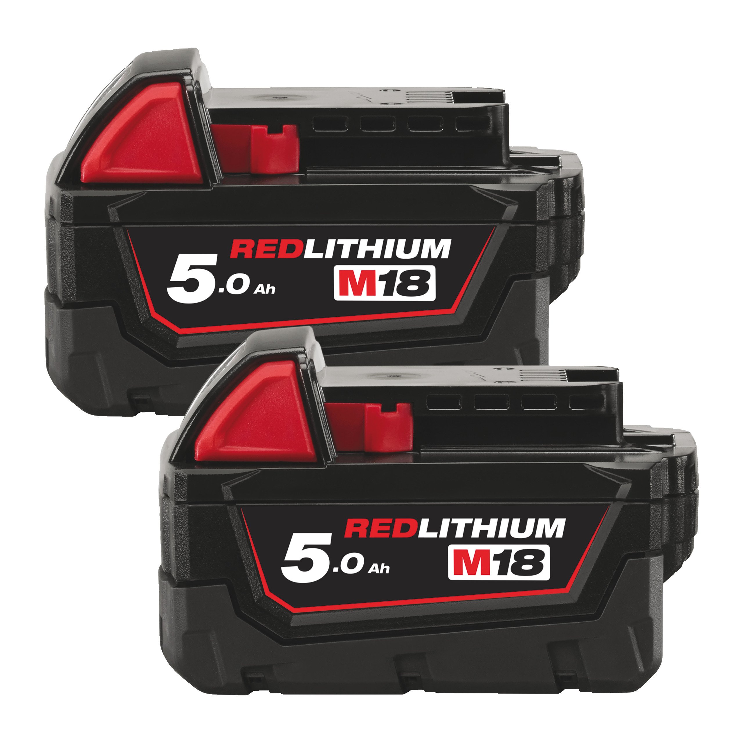 Milwaukee M18 B52 M18 accu pack 2 x 5 0Ah gratis M12 B2 4932451242