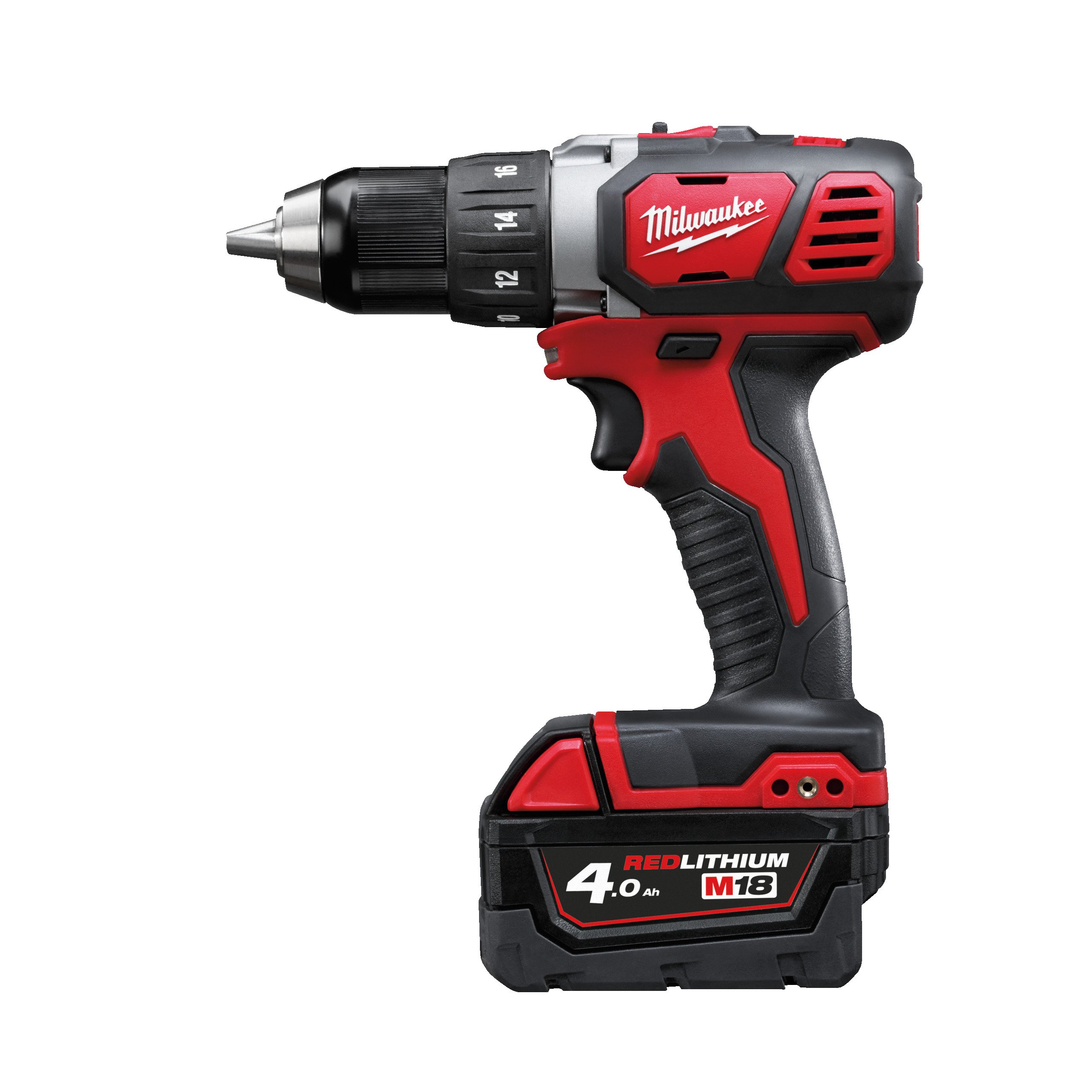 Milwaukee M18 BDD-402X M18™ Compact Boor Schroefmachine | 2x 4 0Ah accu&apos;s + Multilader | In HD Box 4933446198